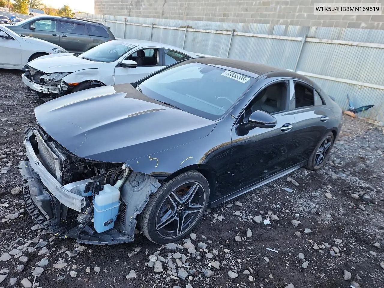 MERCEDES CLA-KLASSE 2021, VIN W1K5J4HB8MN169519