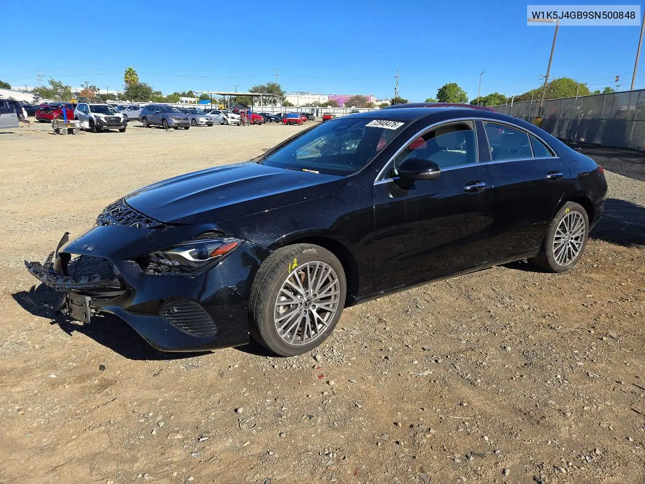 MERCEDES CLA-KLASSE 2025, VIN W1K5J4GB9SN500848