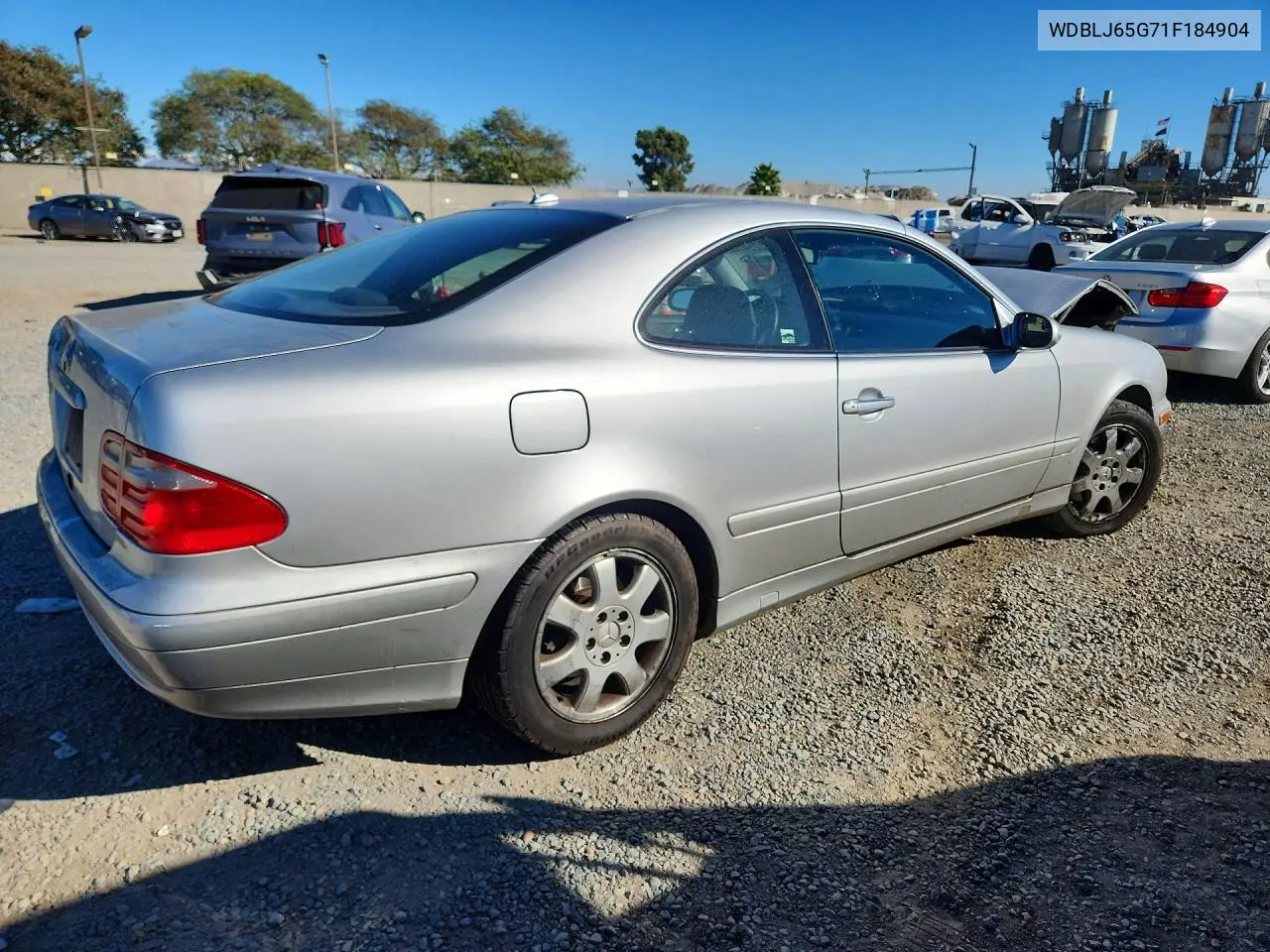 2001 MERCEDES CLK-KLASSE VIN WDBLJ65G71F184904 — фото 3