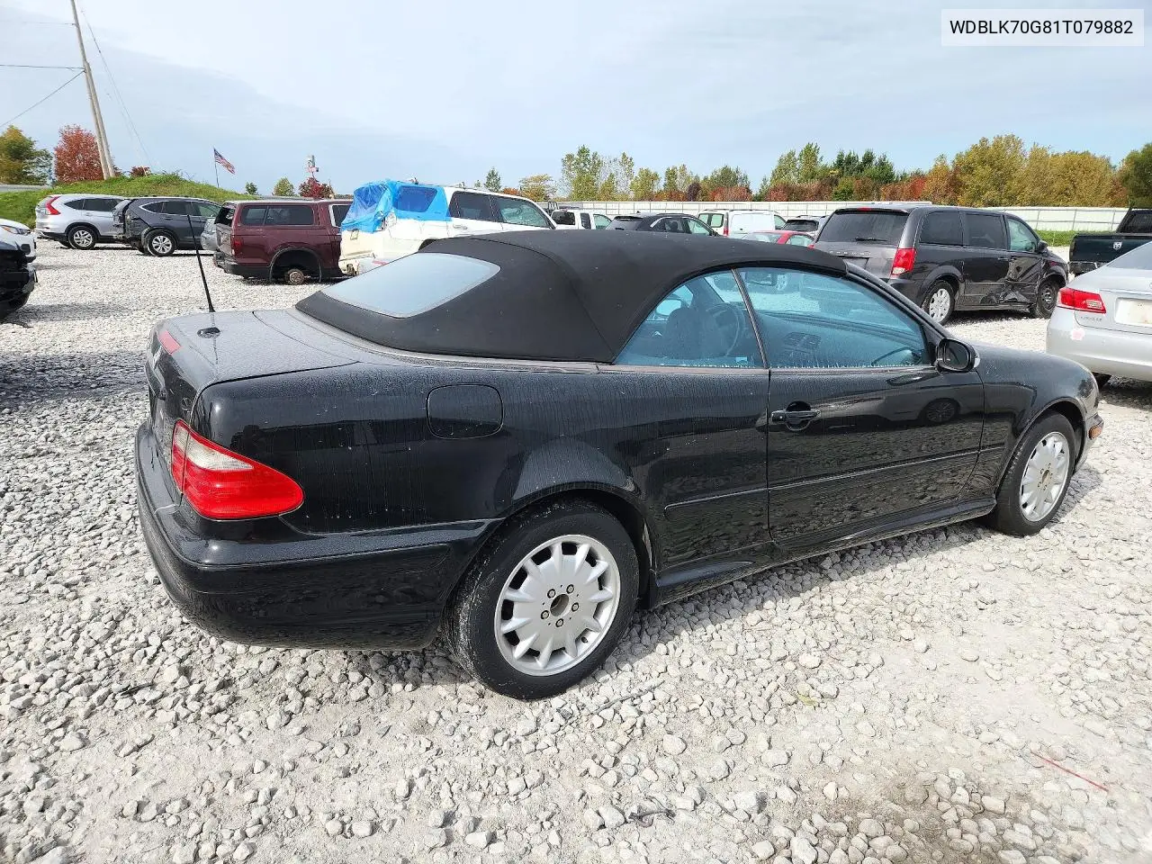 2001 MERCEDES CLK-KLASSE VIN WDBLK70G81T079882 — фото 3