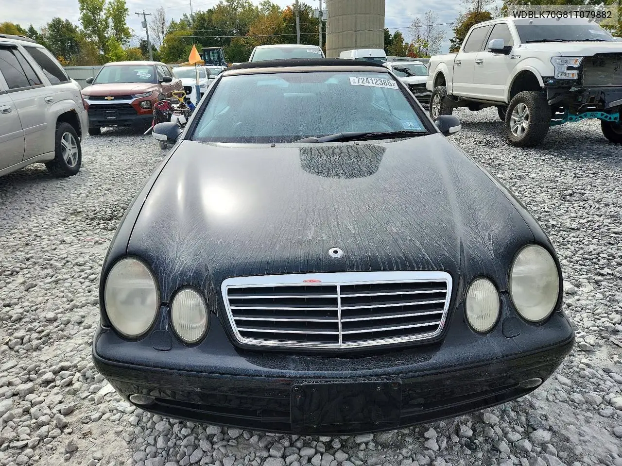 2001 MERCEDES CLK-KLASSE VIN WDBLK70G81T079882 — фото 5