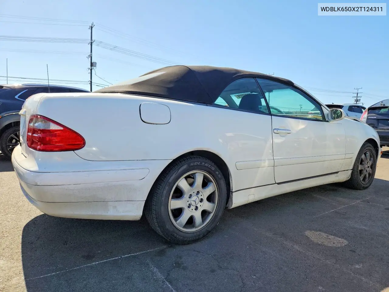 2002 MERCEDES CLK-KLASSE VIN WDBLK65GX2T124311 — фото 3