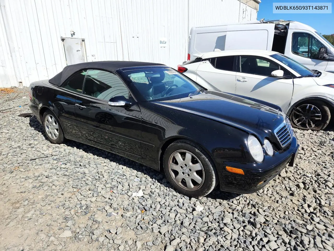 2003 MERCEDES CLK-KLASSE VIN WDBLK65G93T143871 — фото 4