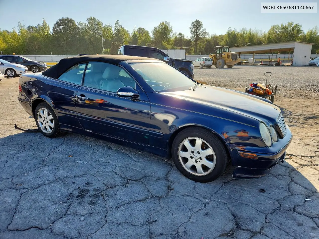 2003 MERCEDES CLK-KLASSE VIN WDBLK65G63T140667 — фото 4