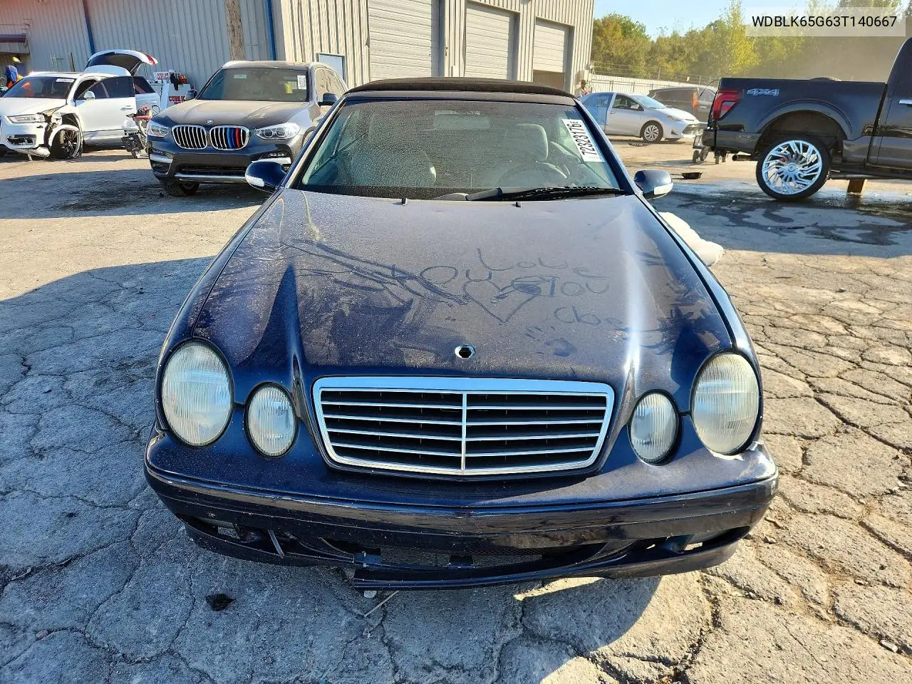 2003 MERCEDES CLK-KLASSE VIN WDBLK65G63T140667 — фото 5
