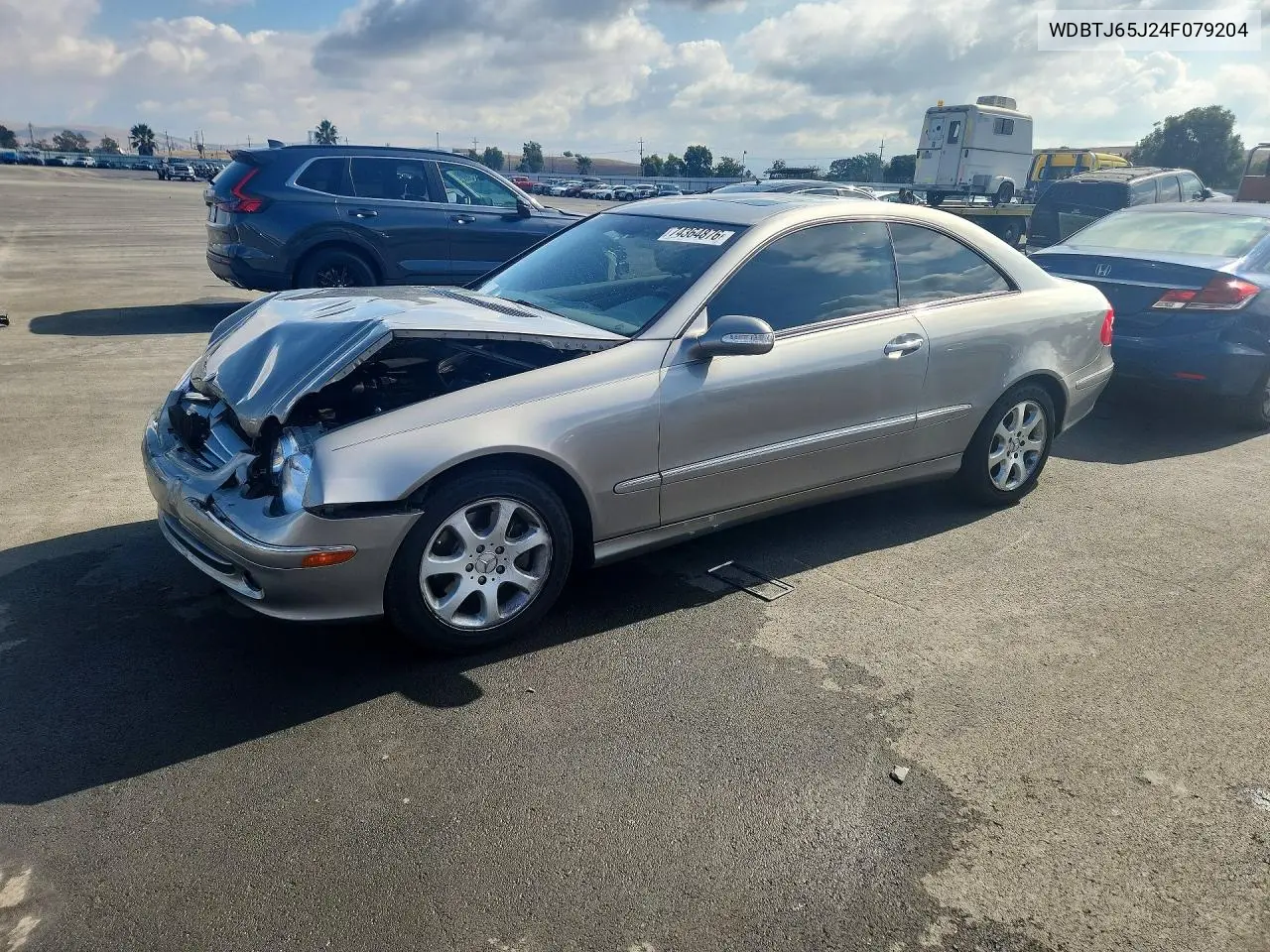 MERCEDES CLK-KLASSE 2004, VIN WDBTJ65J24F079204