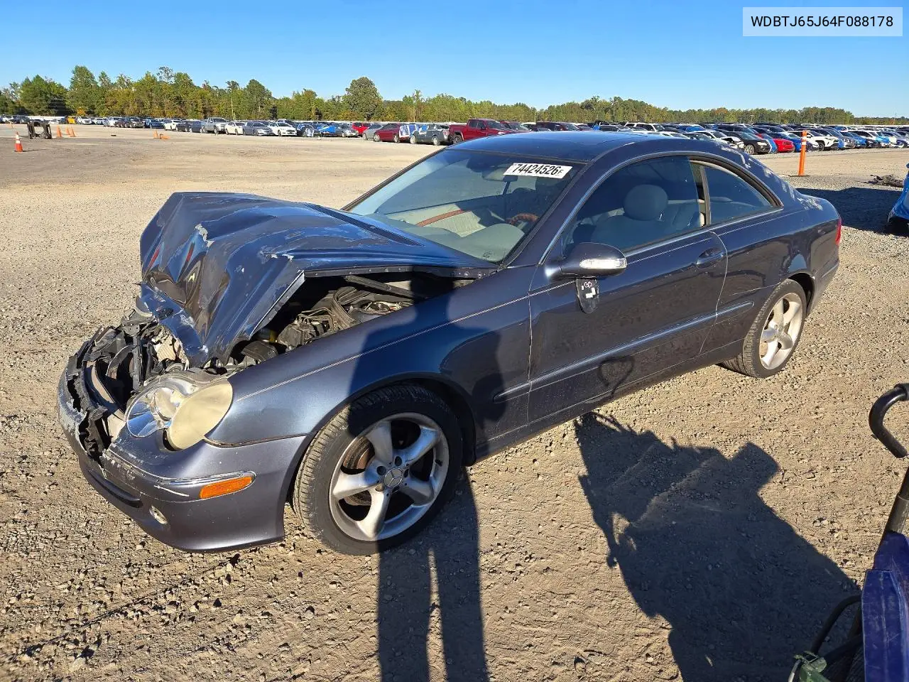 MERCEDES CLK-KLASSE 2004, VIN WDBTJ65J64F088178