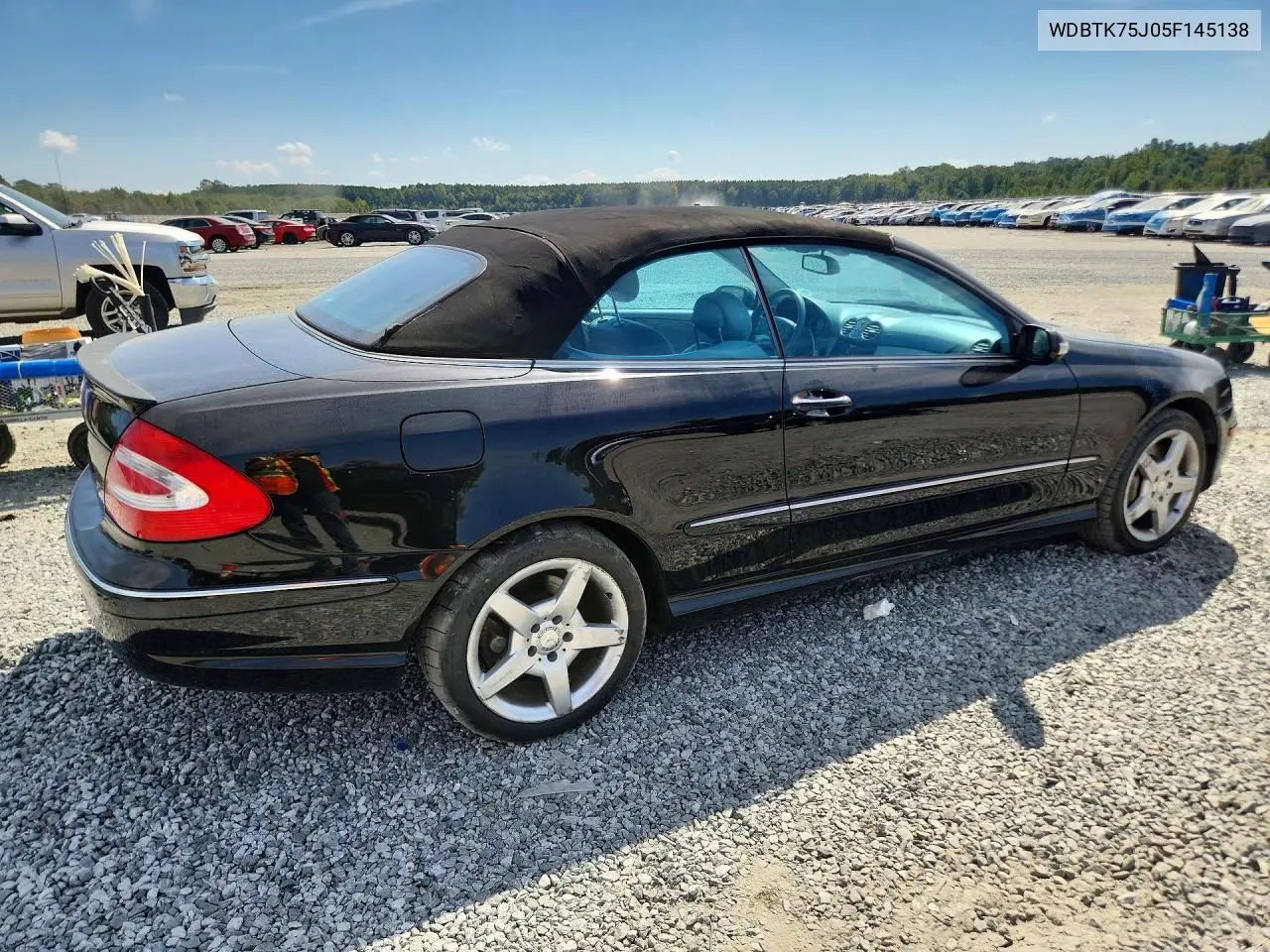 2005 MERCEDES CLK-KLASSE VIN WDBTK75J05F145138 — фото 3