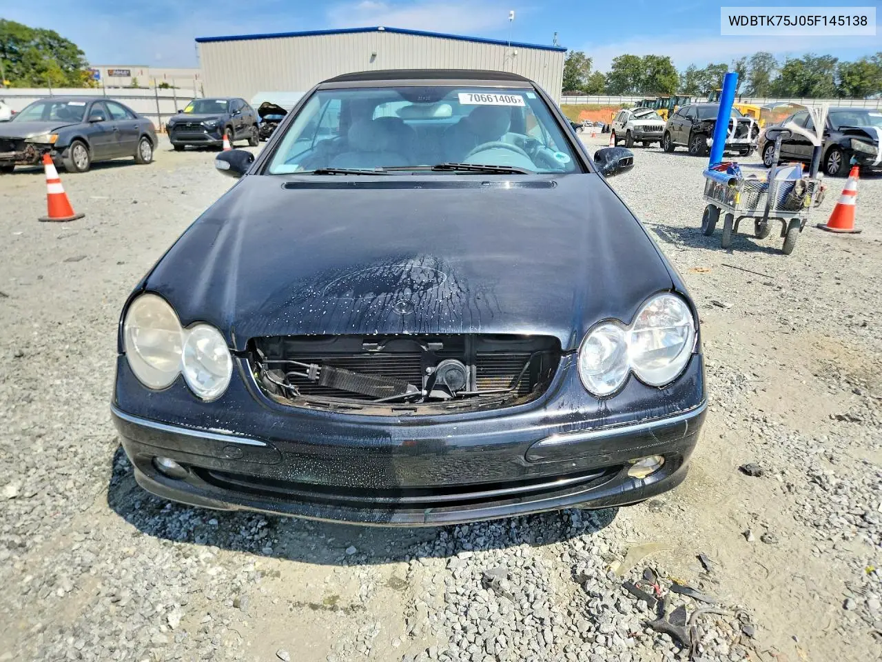 2005 MERCEDES CLK-KLASSE VIN WDBTK75J05F145138 — фото 5