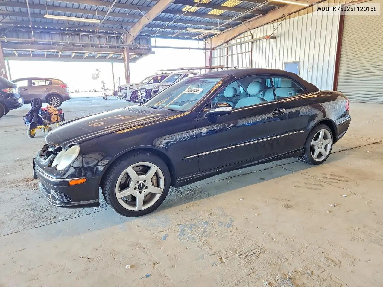 MERCEDES CLK-KLASSE 2005, VIN WDBTK75J25F120158
