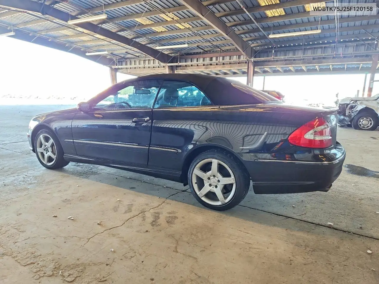 2005 MERCEDES CLK-KLASSE VIN WDBTK75J25F120158 — фото 2