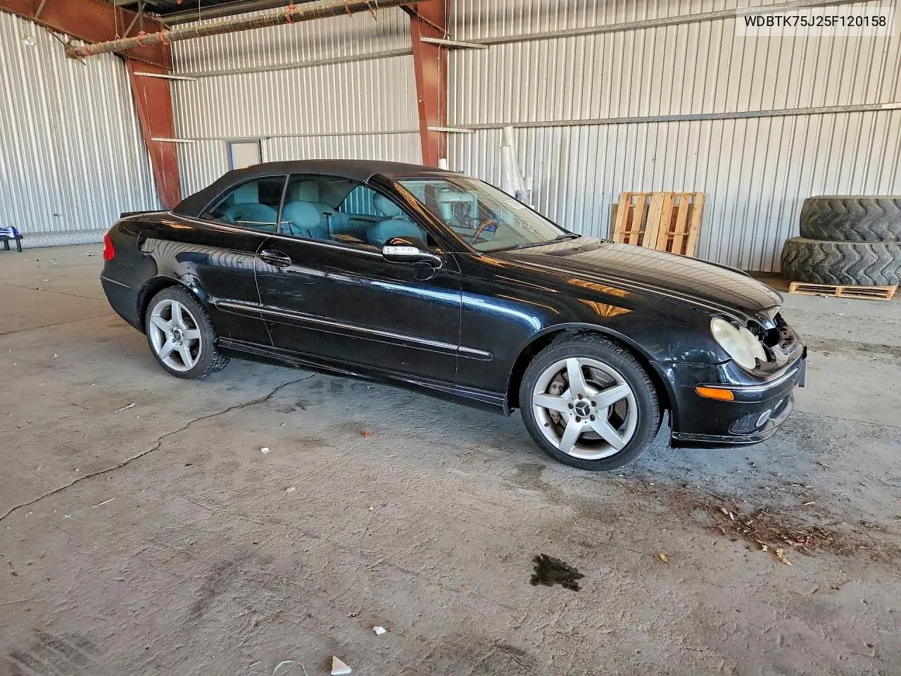 2005 MERCEDES CLK-KLASSE VIN WDBTK75J25F120158 — фото 4