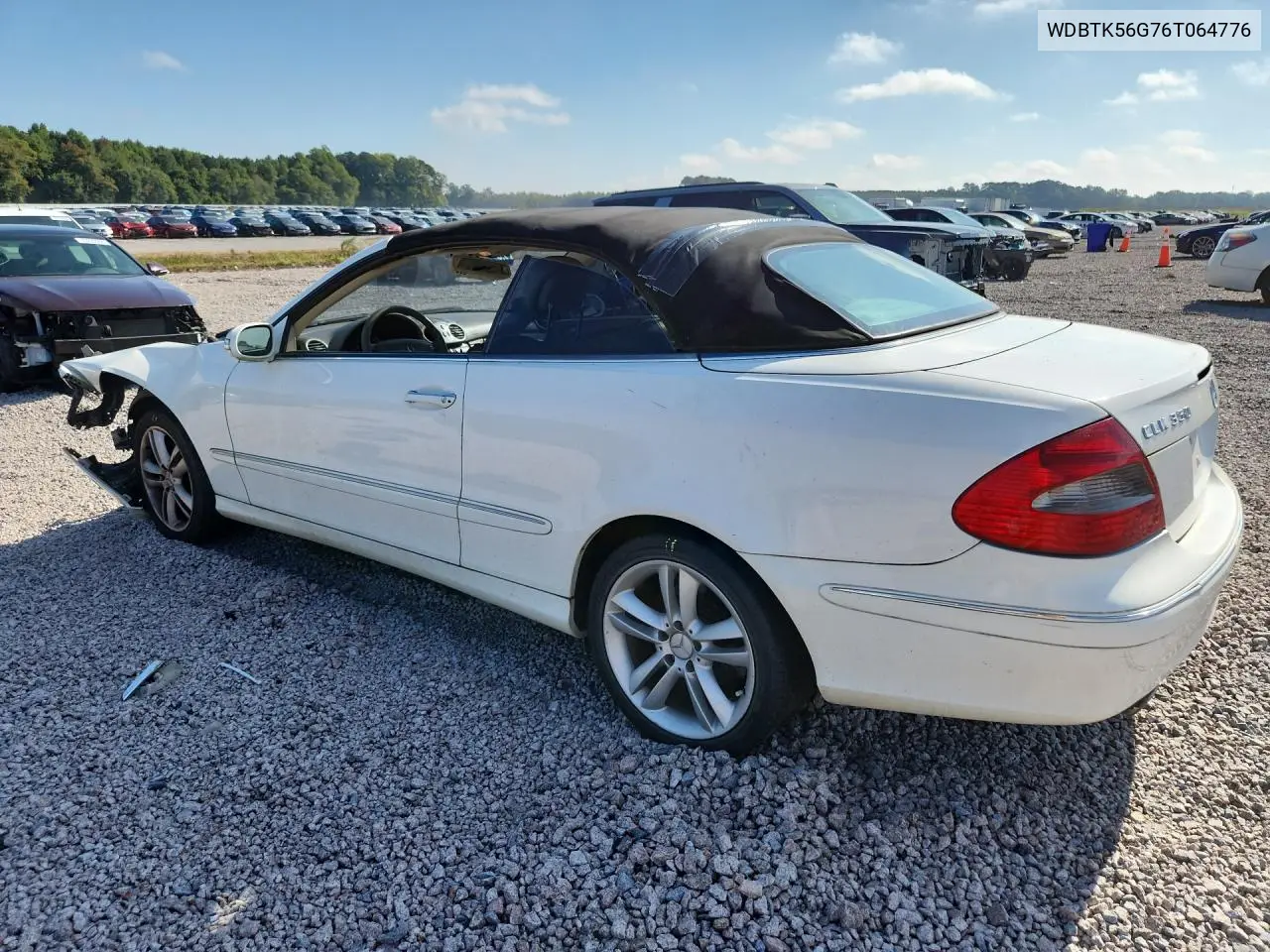 2006 MERCEDES CLK-KLASSE VIN WDBTK56G76T064776 — фото 2