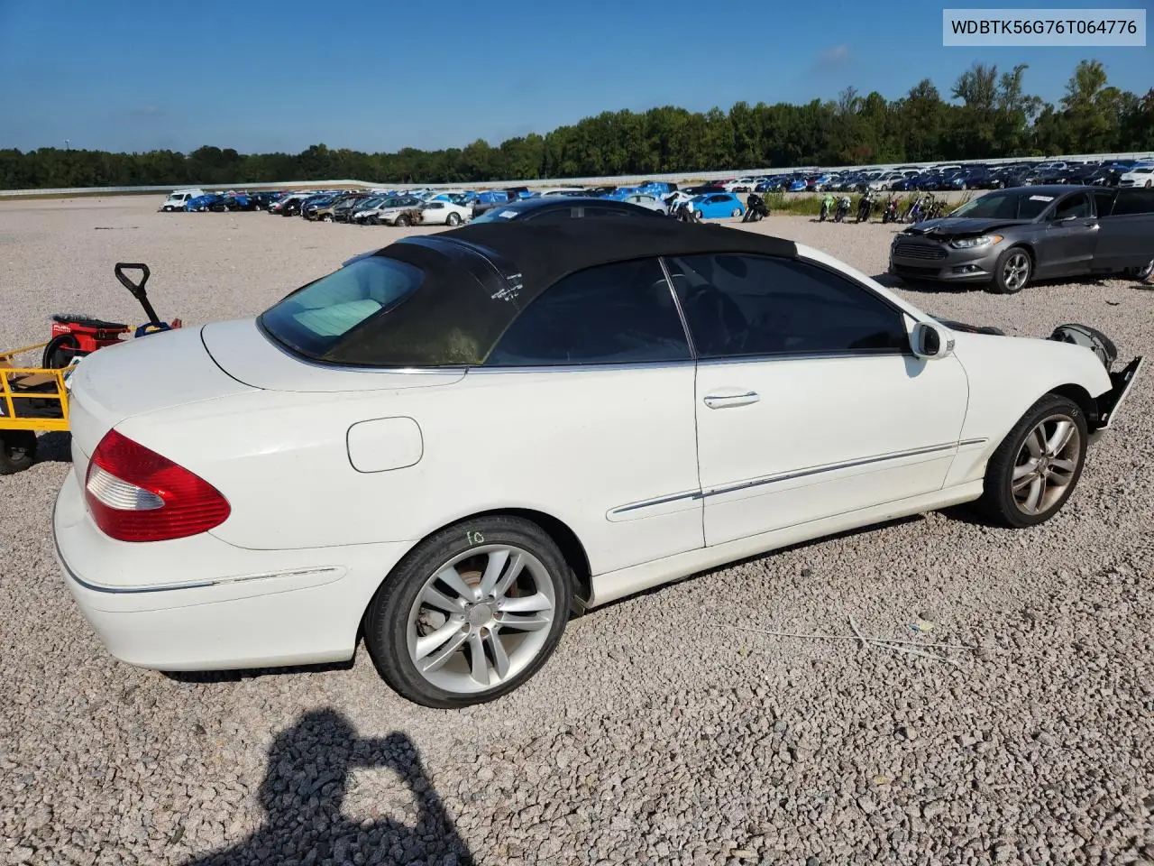 2006 MERCEDES CLK-KLASSE VIN WDBTK56G76T064776 — фото 3