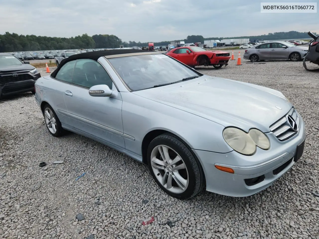 2006 MERCEDES CLK-KLASSE VIN WDBTK56G16T060772 — фото 4