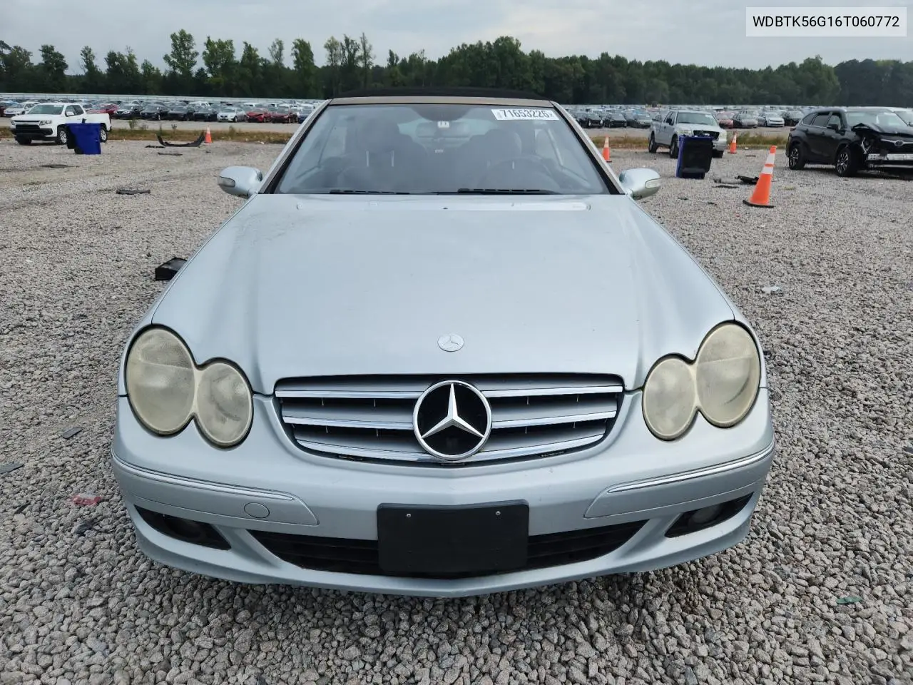 2006 MERCEDES CLK-KLASSE VIN WDBTK56G16T060772 — фото 5