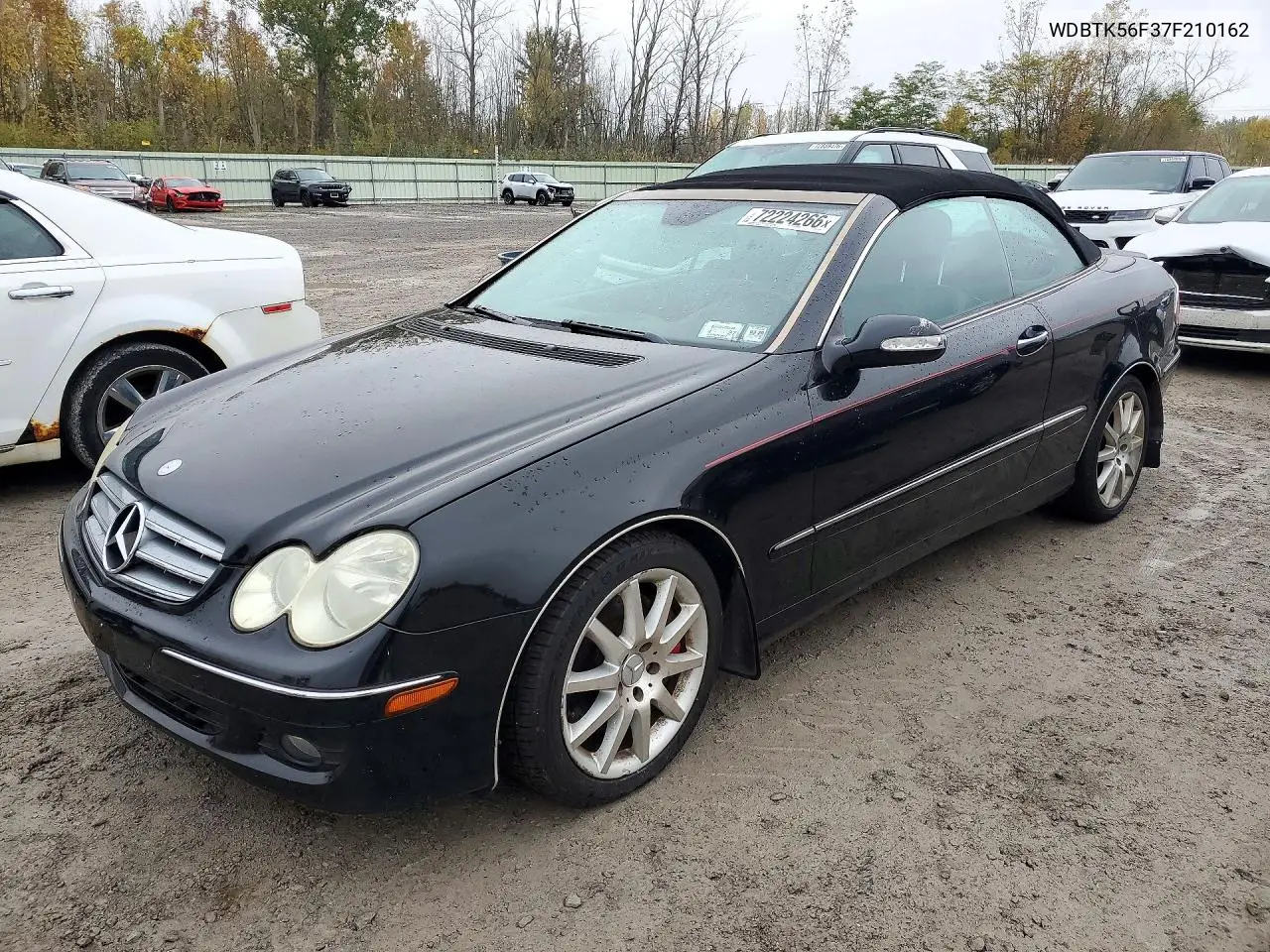 MERCEDES CLK-KLASSE 2007, VIN WDBTK56F37F210162