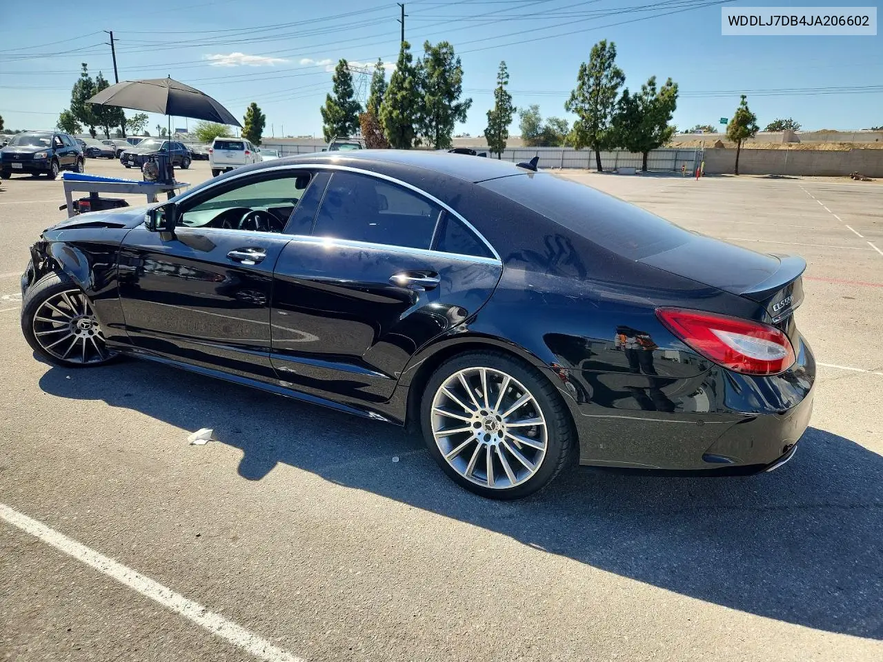 2018 MERCEDES CLS-KLASSE VIN WDDLJ7DB4JA206602 — фото 2