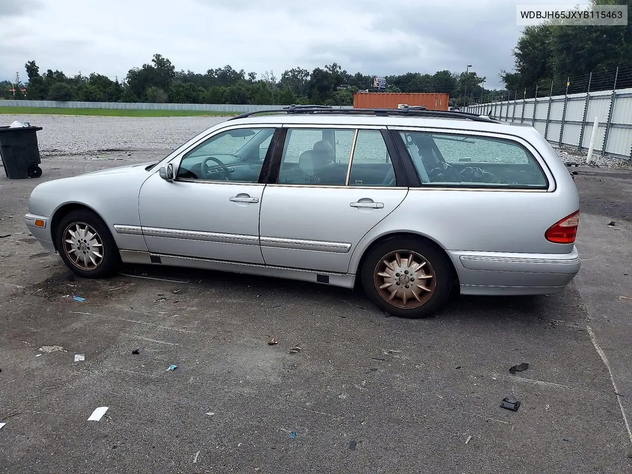 2000 MERCEDES E-KLASSE VIN WDBJH65JXYB115463 — фото 2