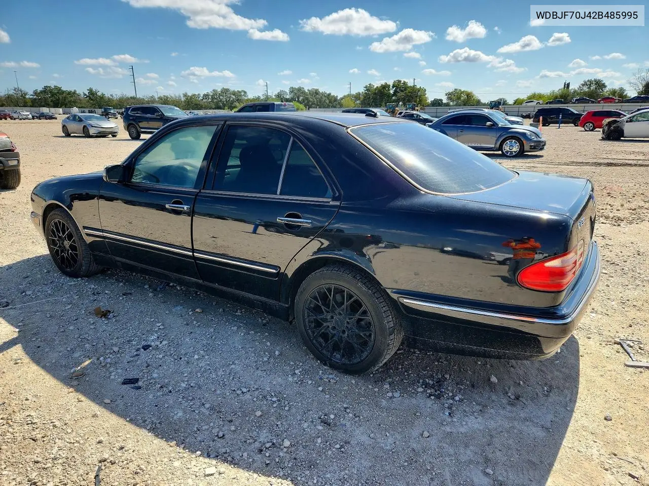 2002 MERCEDES E-KLASSE VIN WDBJF70J42B485995 — фото 2
