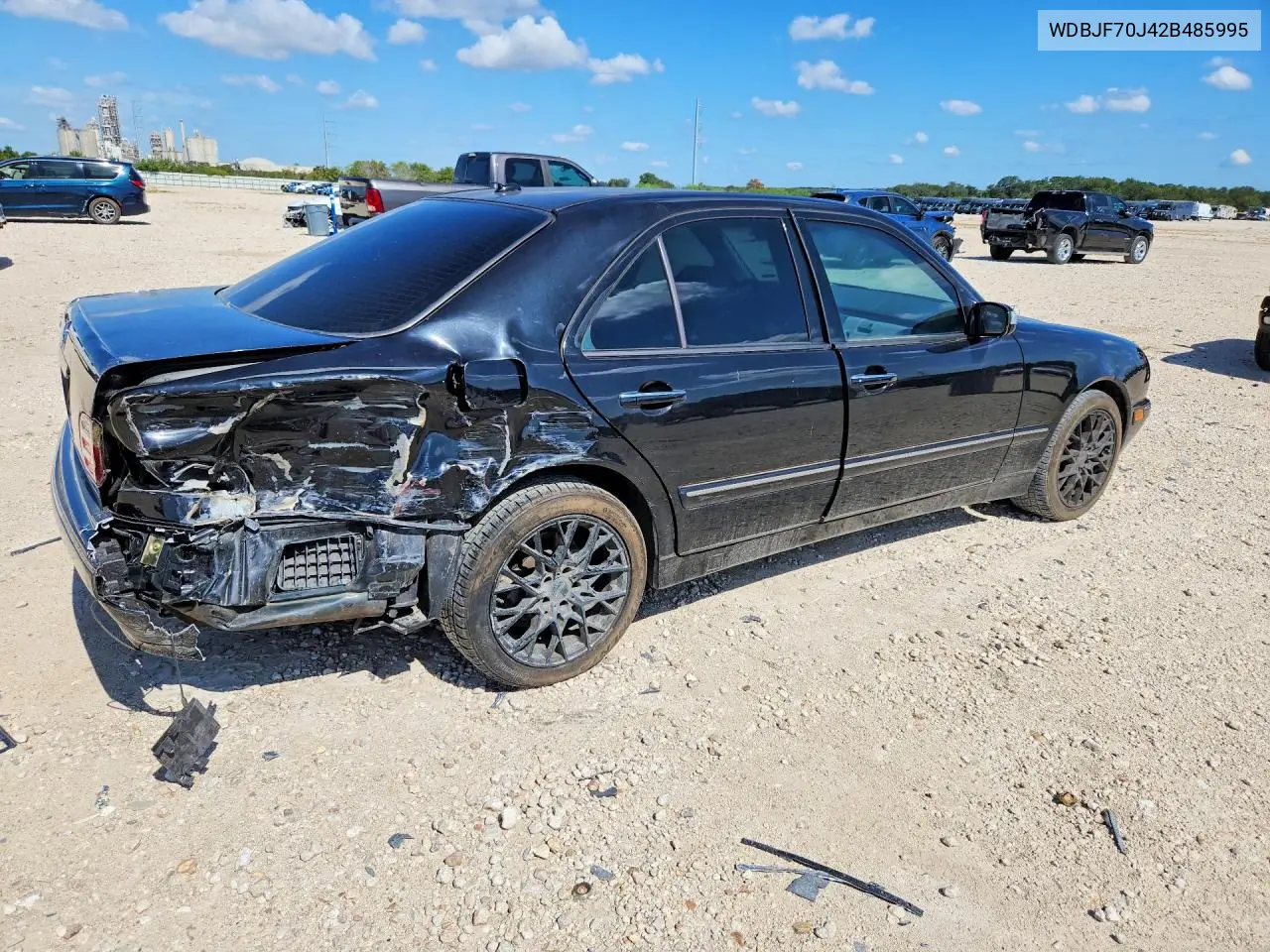 2002 MERCEDES E-KLASSE VIN WDBJF70J42B485995 — фото 3