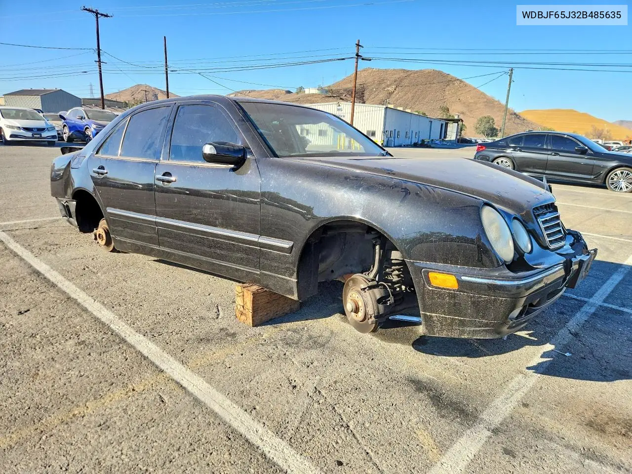 2002 MERCEDES E-KLASSE VIN WDBJF65J32B485635 — фото 4