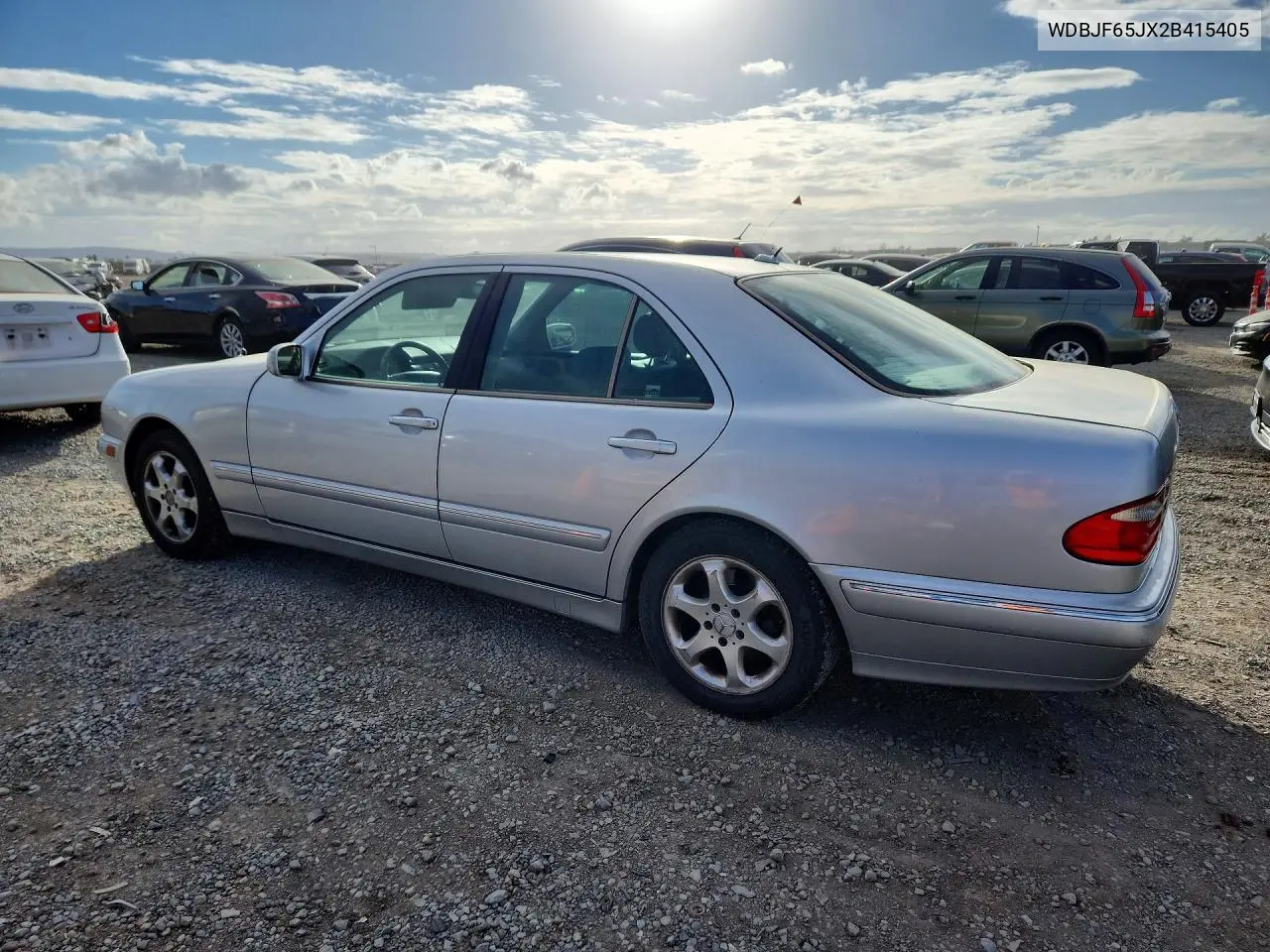 2002 MERCEDES E-KLASSE VIN WDBJF65JX2B415405 — фото 2