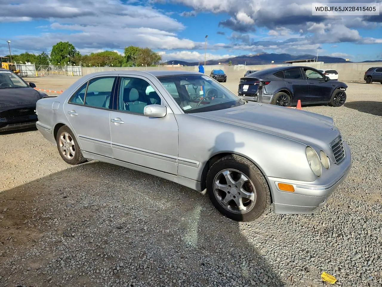 2002 MERCEDES E-KLASSE VIN WDBJF65JX2B415405 — фото 4
