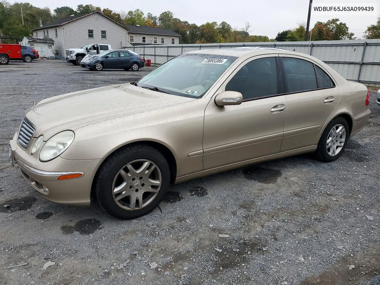 MERCEDES E-KLASSE 2003, VIN WDBUF65J63A099439