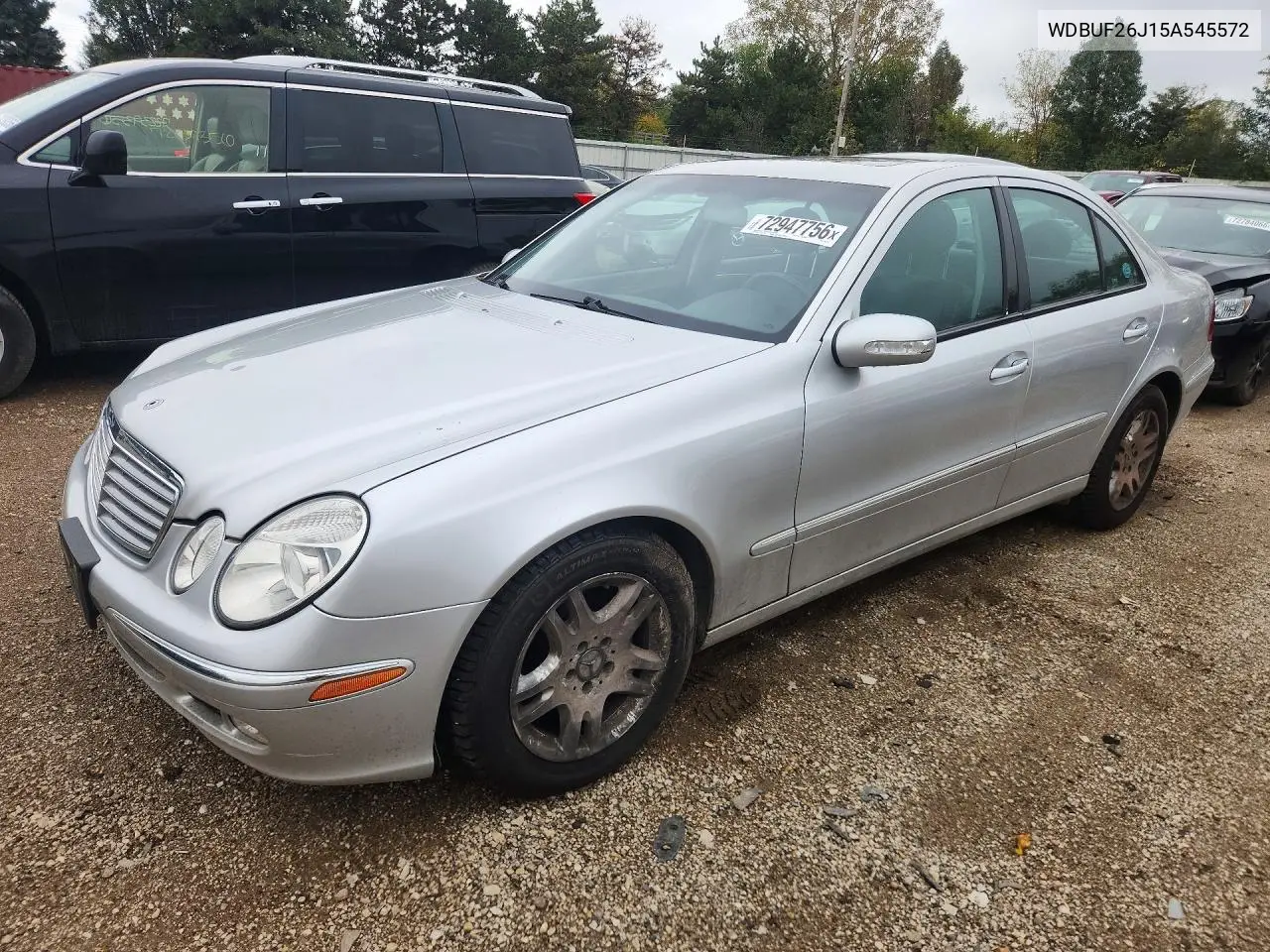 MERCEDES E-KLASSE 2005, VIN WDBUF26J15A545572