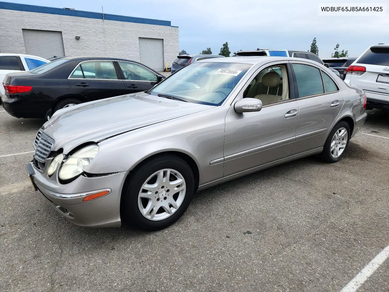 MERCEDES E-KLASSE 2005, VIN WDBUF65J85A661425
