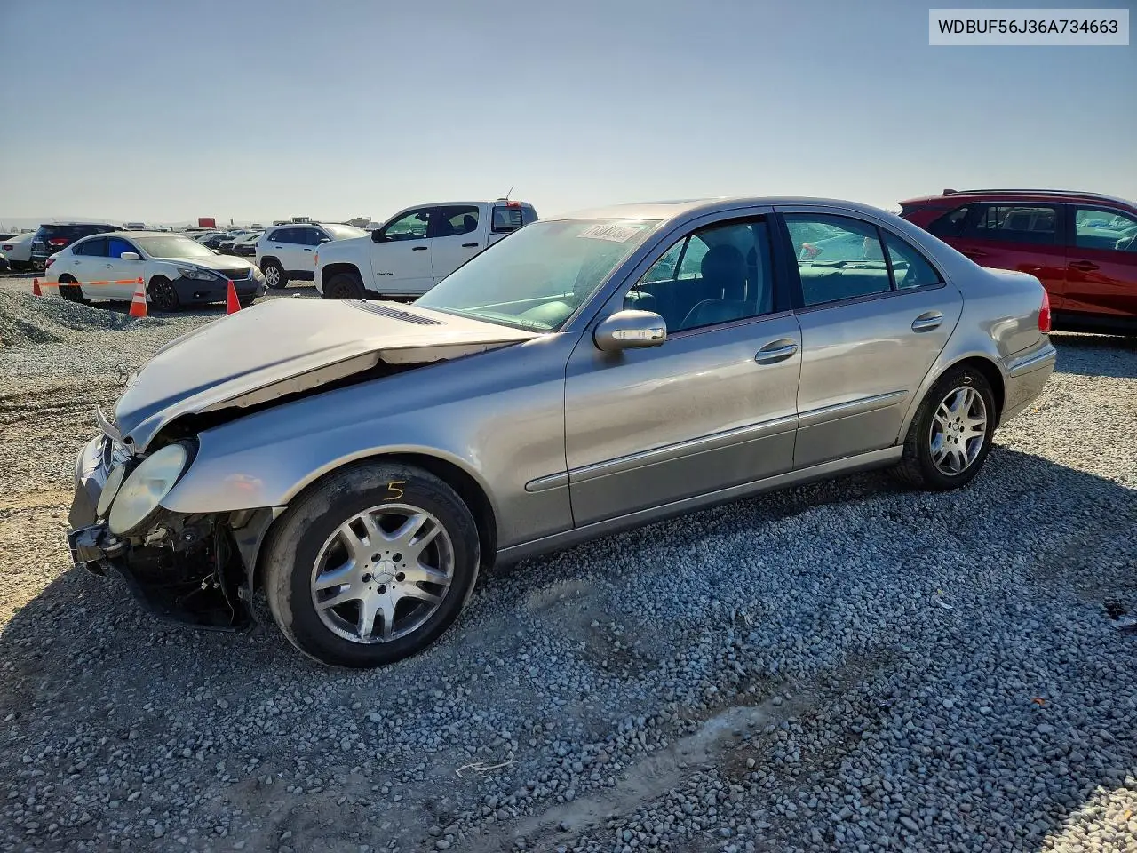 MERCEDES E-KLASSE 2006, VIN WDBUF56J36A734663