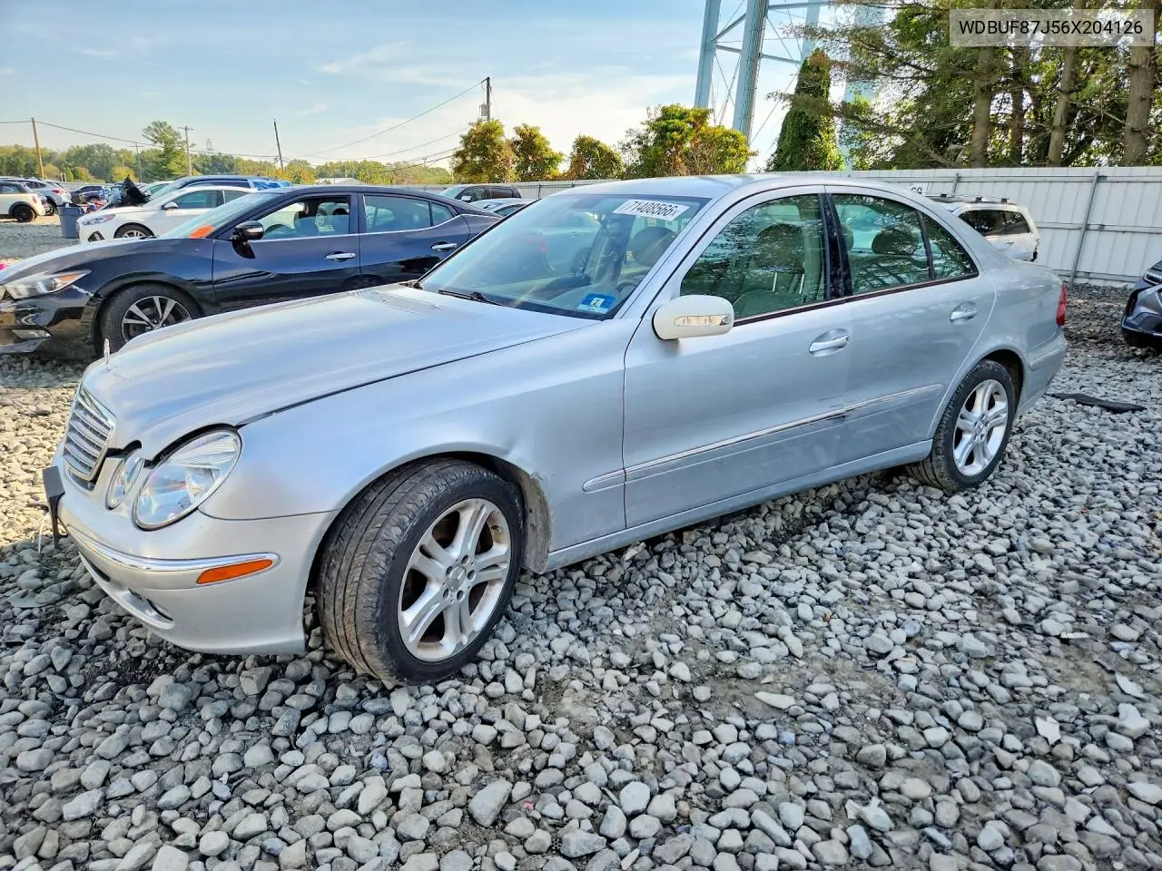 MERCEDES E-KLASSE 2006, VIN WDBUF87J56X204126