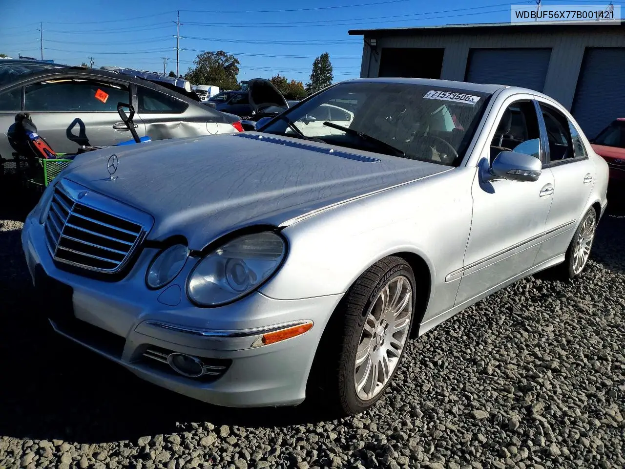 MERCEDES E-KLASSE 2007, VIN WDBUF56X77B001421