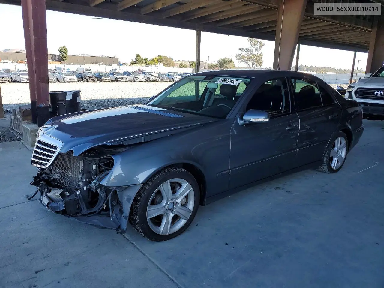 MERCEDES E-KLASSE 2008, VIN WDBUF56XX8B210914