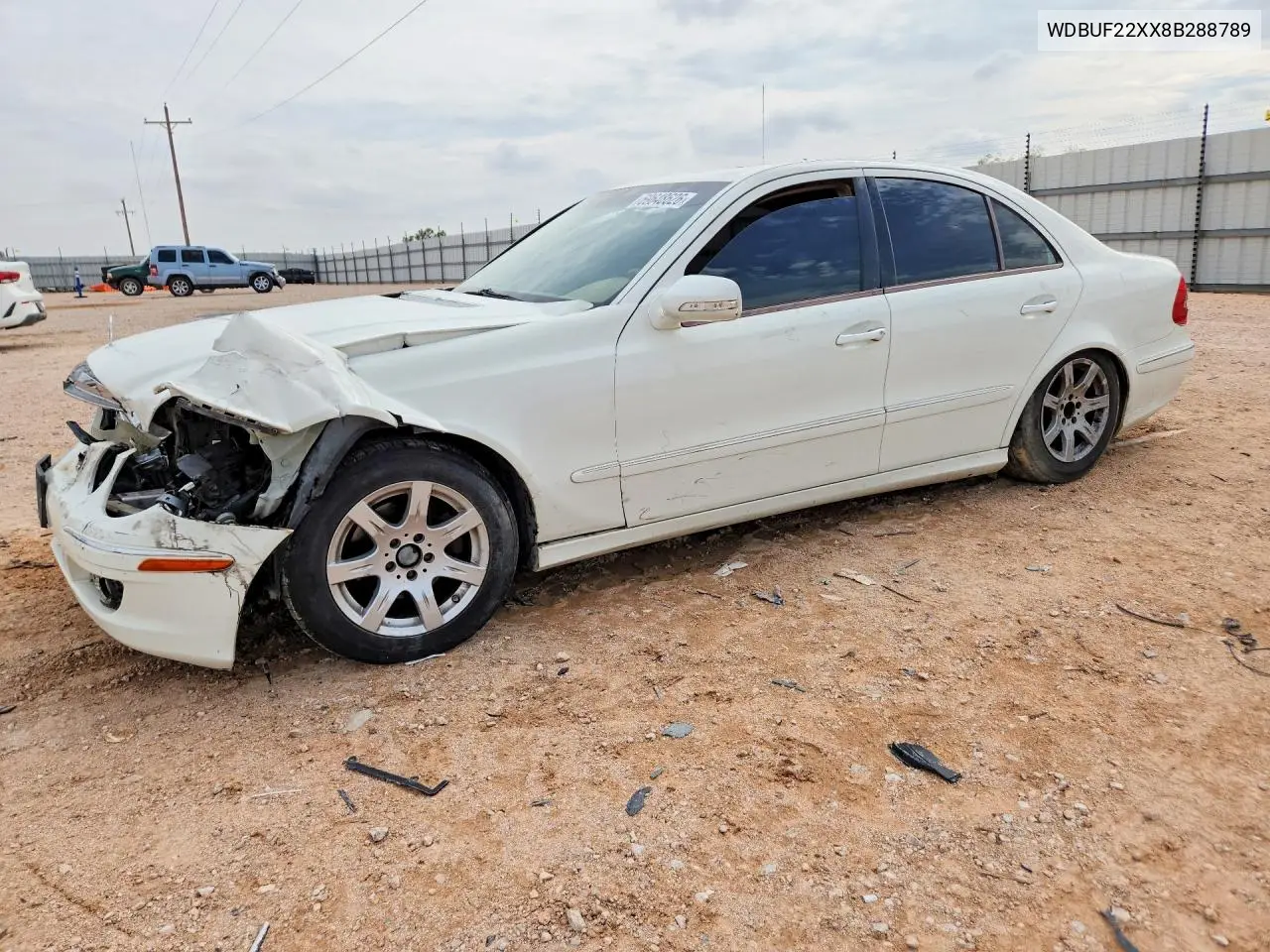 MERCEDES E-KLASSE 2008, VIN WDBUF22XX8B288789