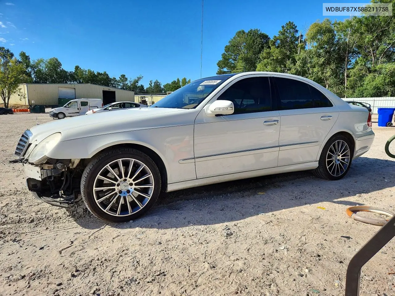 MERCEDES E-KLASSE 2008, VIN WDBUF87X58B211758