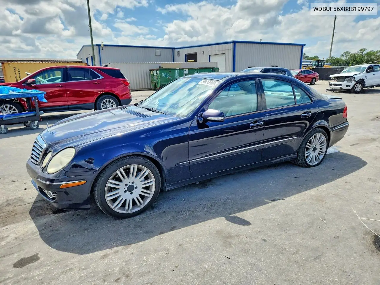 MERCEDES E-KLASSE 2008, VIN WDBUF56X88B199797