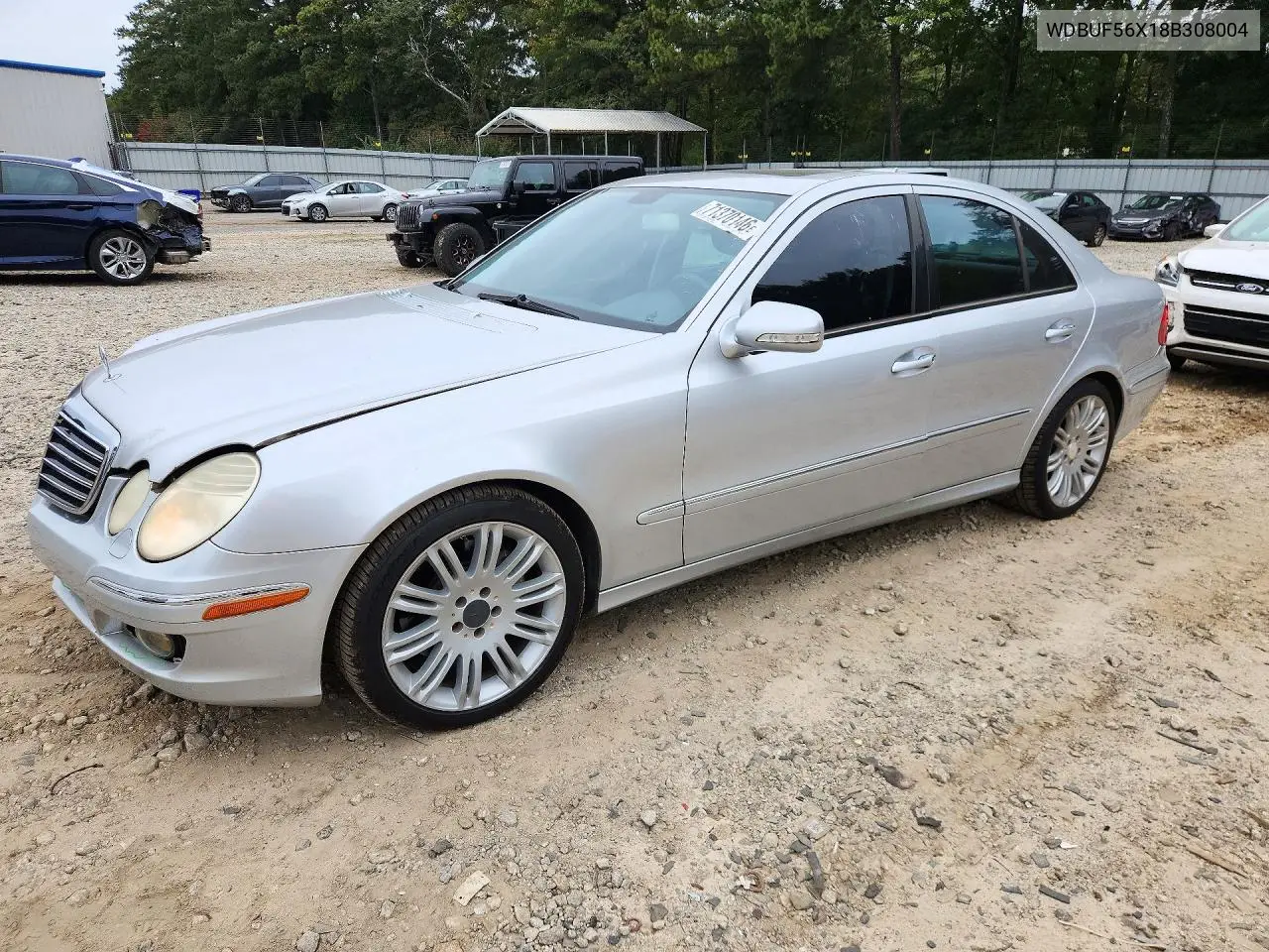MERCEDES E-KLASSE 2008, VIN WDBUF56X18B308004