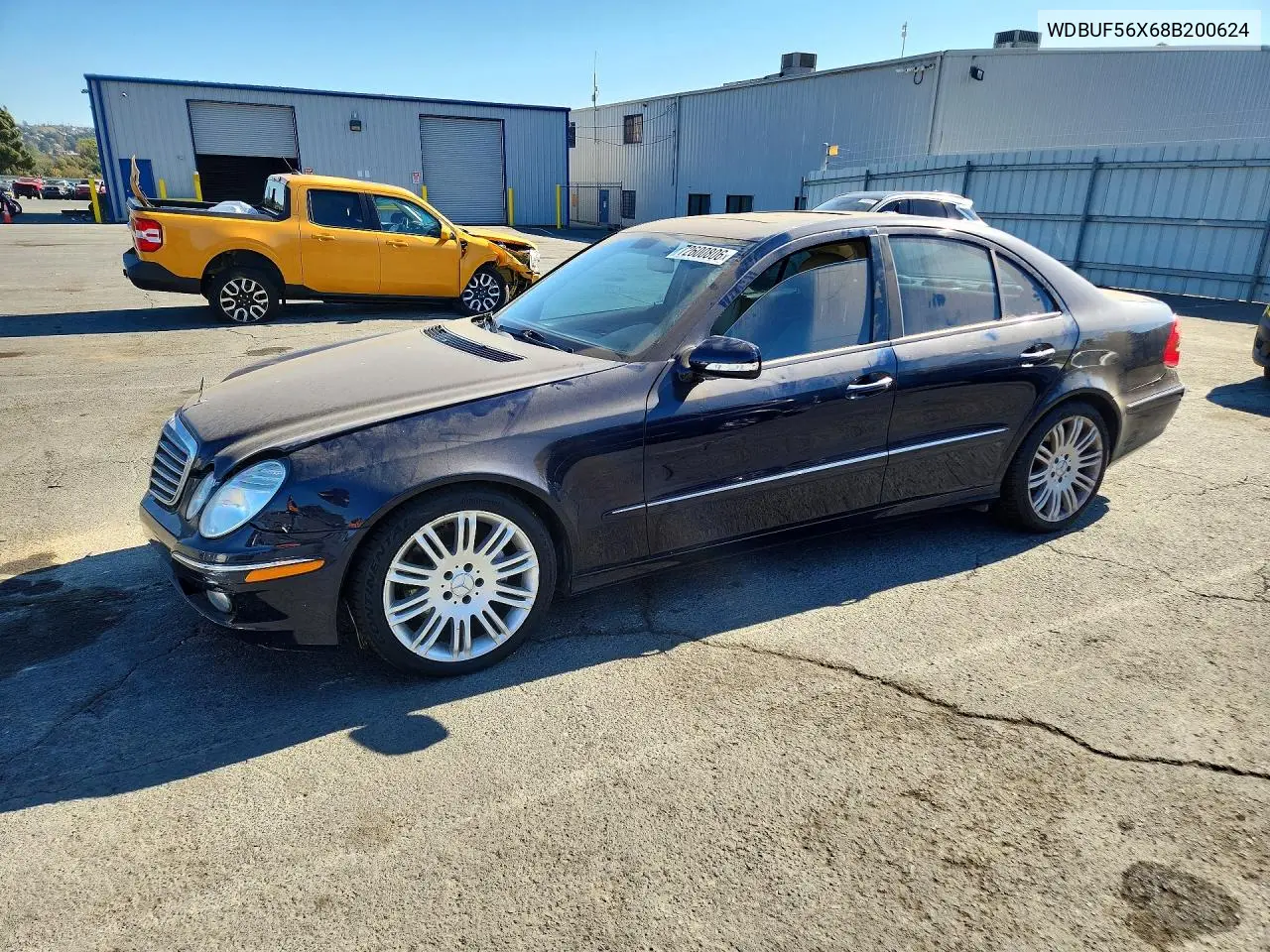 MERCEDES E-KLASSE 2008, VIN WDBUF56X68B200624