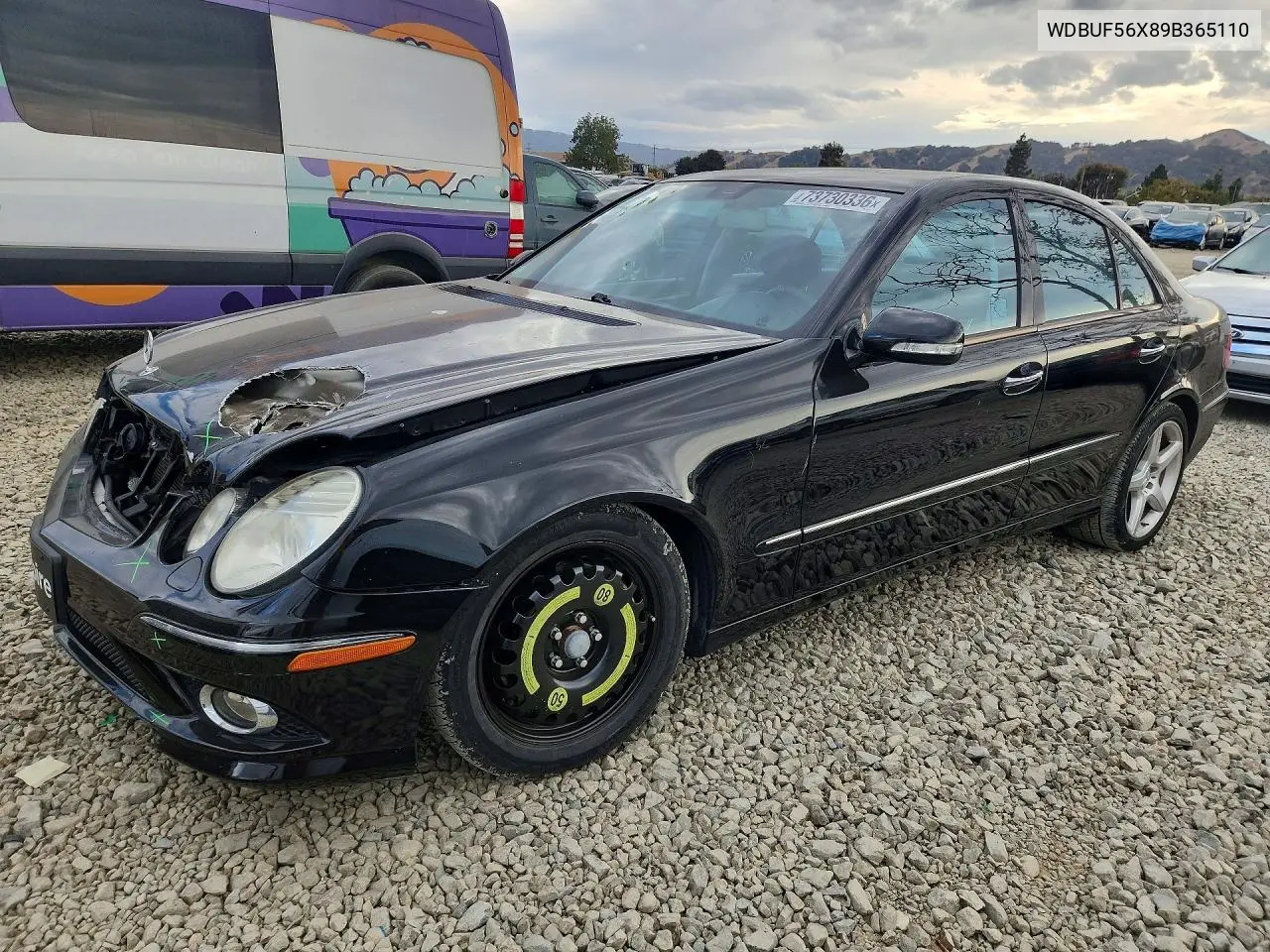 MERCEDES E-KLASSE 2009, VIN WDBUF56X89B365110