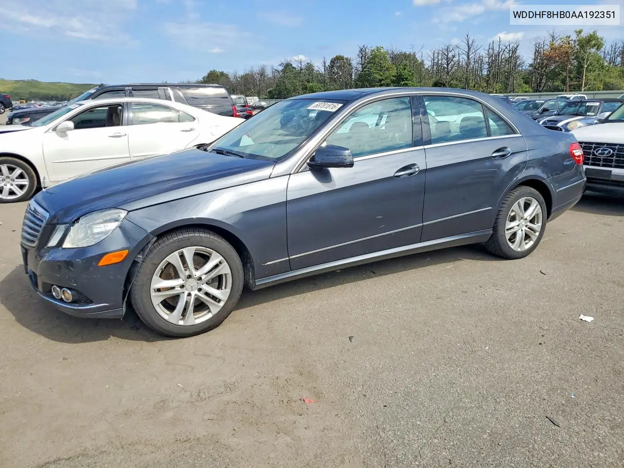 MERCEDES E-KLASSE 2010, VIN WDDHF8HB0AA192351