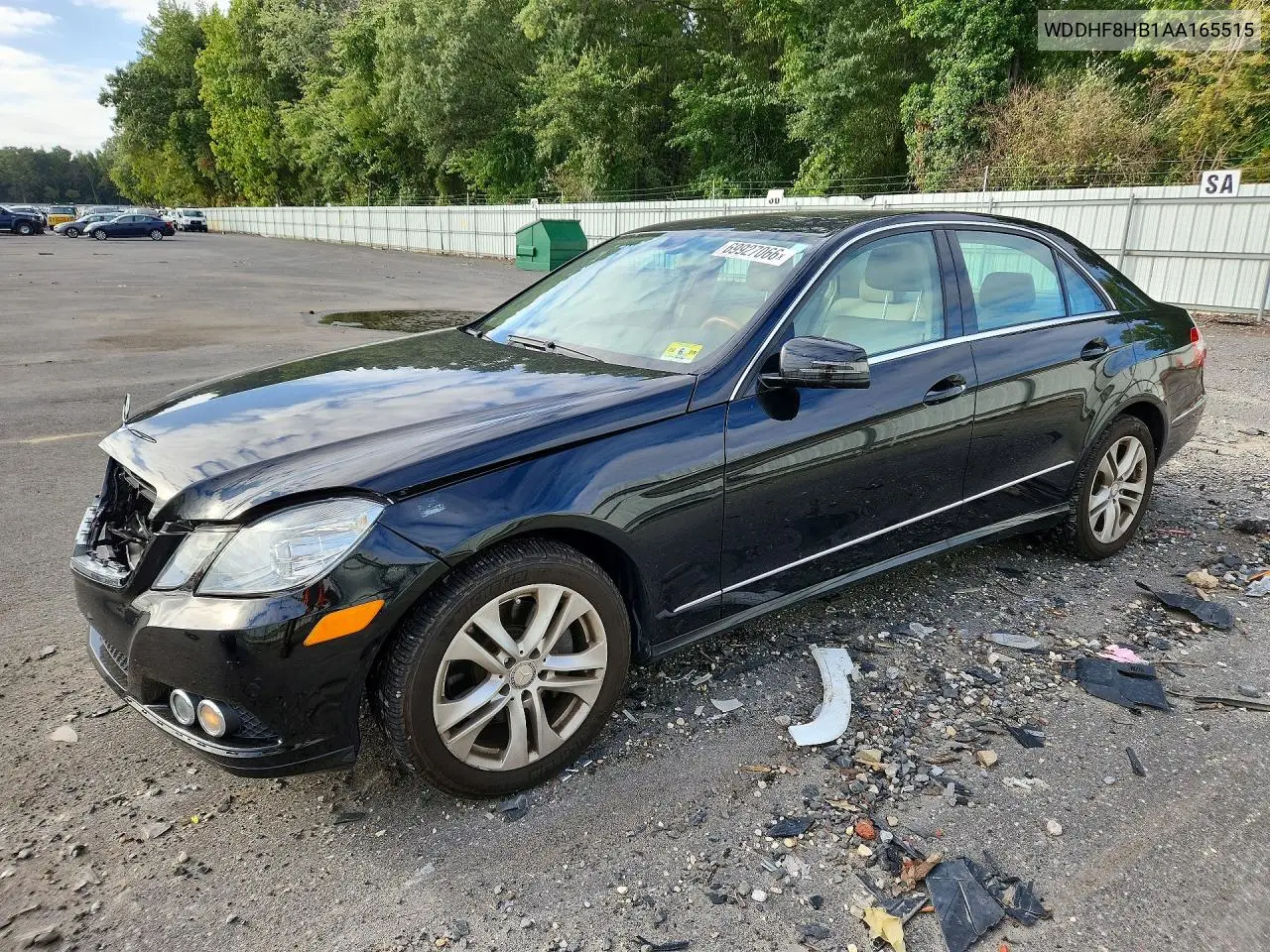 MERCEDES E-KLASSE 2010, VIN WDDHF8HB1AA165515