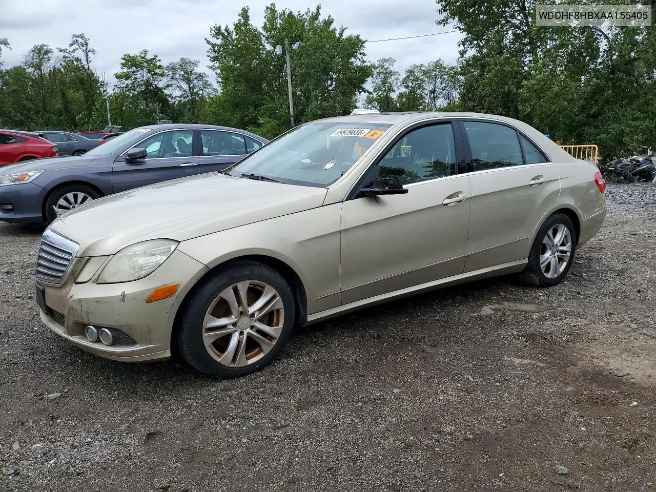MERCEDES E-KLASSE 2010, VIN WDDHF8HBXAA155405