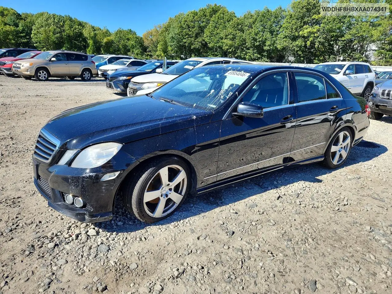 MERCEDES E-KLASSE 2010, VIN WDDHF8HBXAA074341