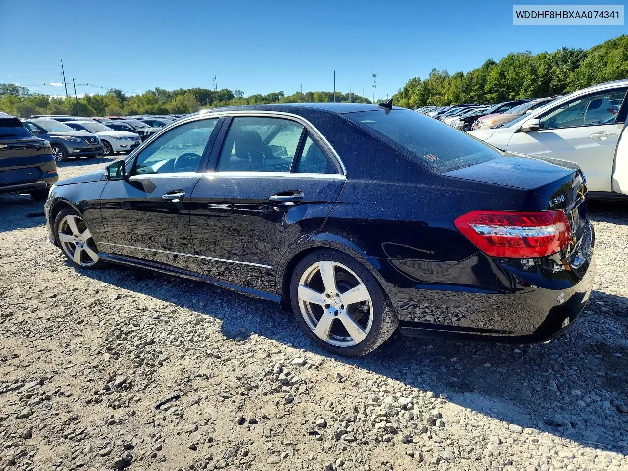 2010 MERCEDES E-KLASSE VIN WDDHF8HBXAA074341 — фото 2