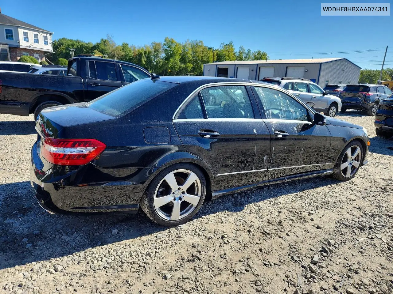 2010 MERCEDES E-KLASSE VIN WDDHF8HBXAA074341 — фото 3