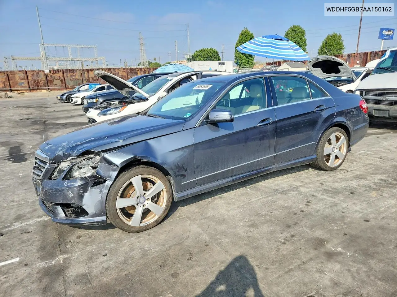 MERCEDES E-KLASSE 2010, VIN WDDHF5GB7AA150162
