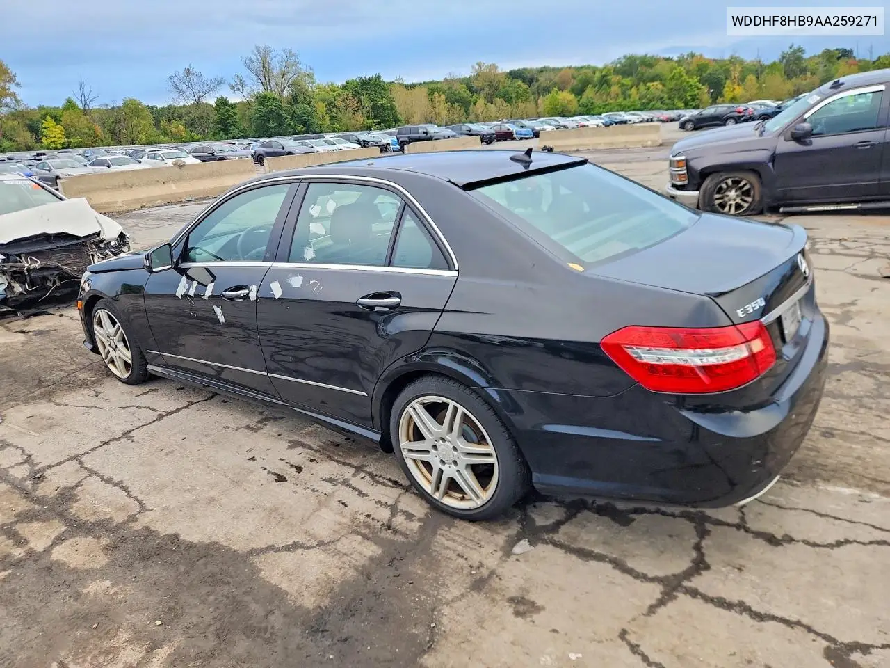 2010 MERCEDES E-KLASSE VIN WDDHF8HB9AA259271 — фото 2
