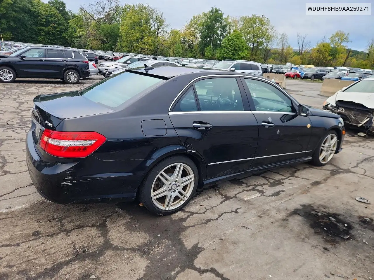 2010 MERCEDES E-KLASSE VIN WDDHF8HB9AA259271 — фото 3